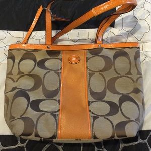 Coach Barely Used Small Tote