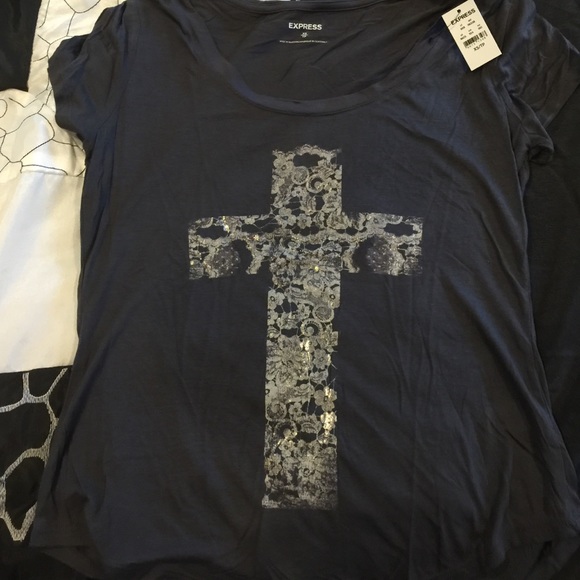 Express Cross T-Shirt NWT XS