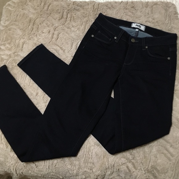Paige Super Skinny dark blue jeans