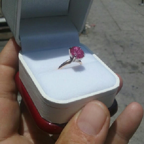 Natural ruby ring - Picture 3 of 4