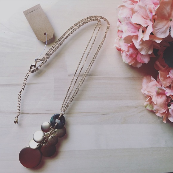 Lee Angel Long Pendant Necklace.