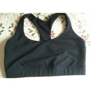 Black Sports Bra
