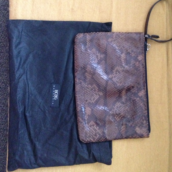 BCBG genuine Italian leather bag.