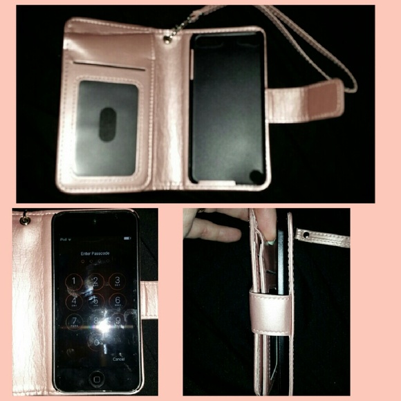 Apple IPod Touch Generation 5 Wallet Case (Pink)
