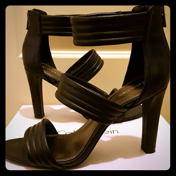 Calvin Klein 3 Strap Heels