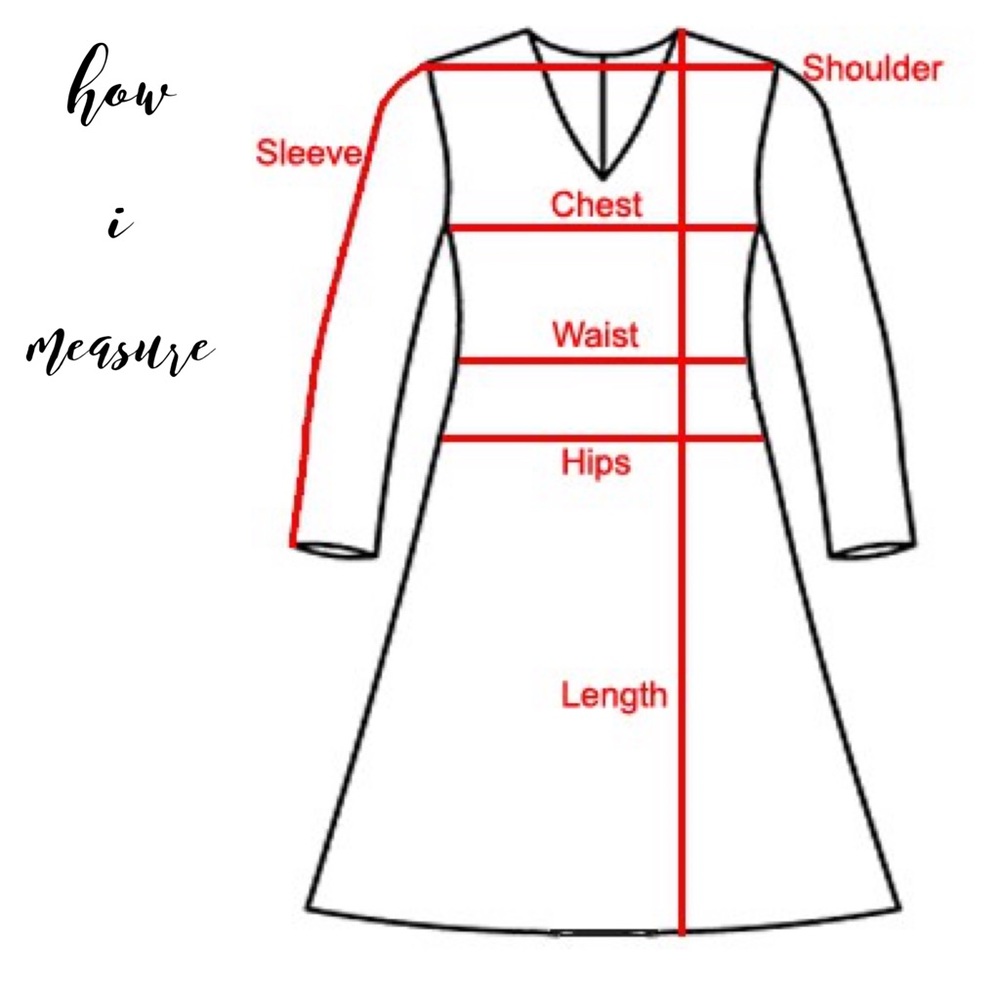 How items are measured.