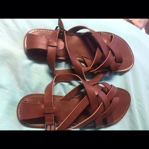Brown sandals