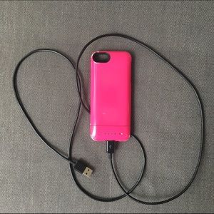 Pink iPhone 5 mophie