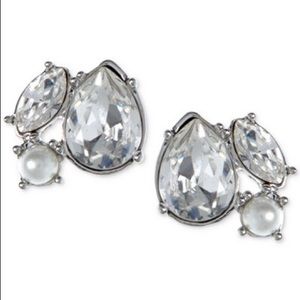 FINAL PRICE Givenchy Crystal + Stone Stud Earrings