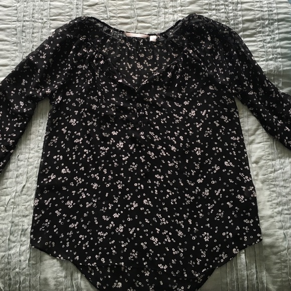 LC Lauren Conrad Sheer Top