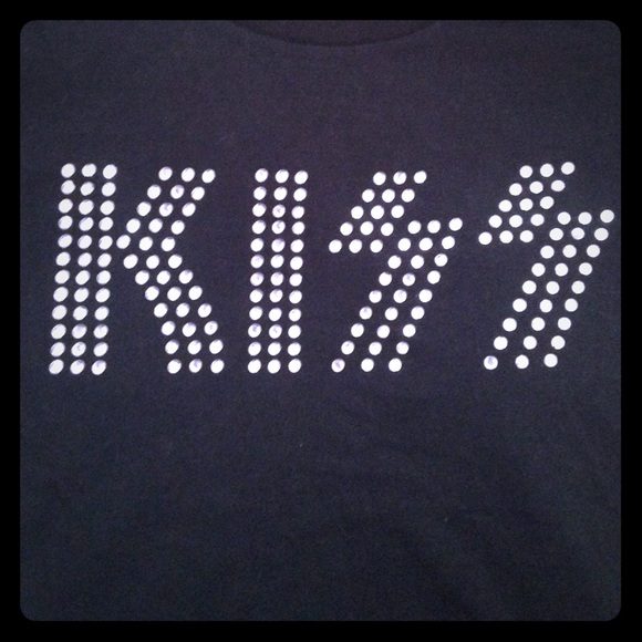 KISS rock concert tshirt American Apparel