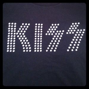 KISS rock concert tshirt American Apparel