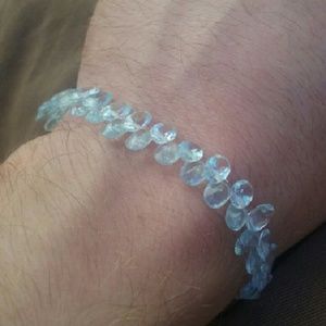 Sky blue topaz bracelet