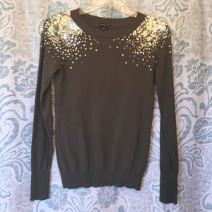 Express sequin sweater