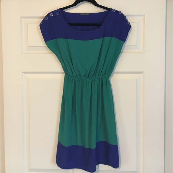🌸Spring Sale🌸 NWOT green/blue casual dress - Picture 1 of 2