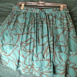 Two color drawstring Gap skirt