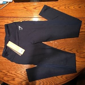 Gym shark sculpture leggings color midnight navy