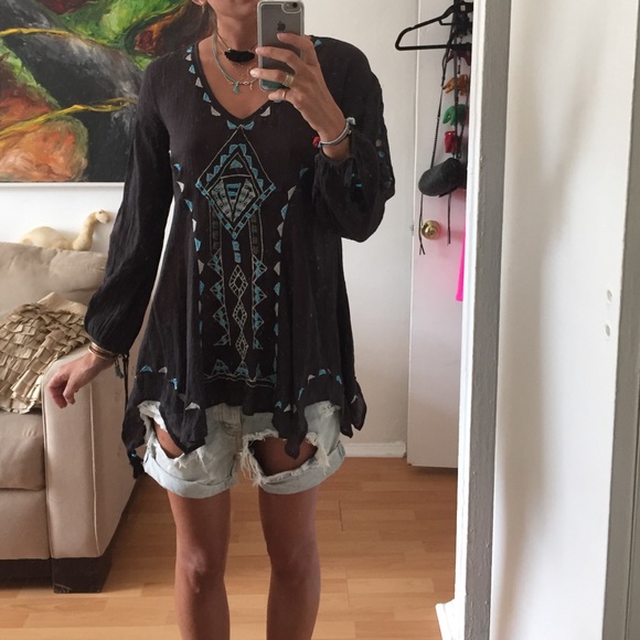 Free People Beaded Tunic