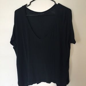 Dark blue loose Brandy shirt