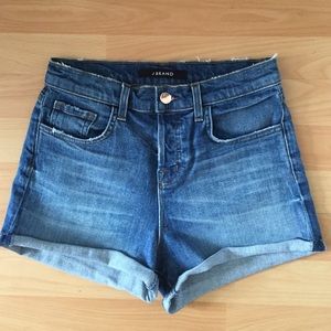 J Brand High Waisted Denim Shorts