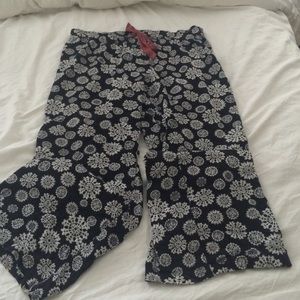 Women's winter snowflake PJ bottoms