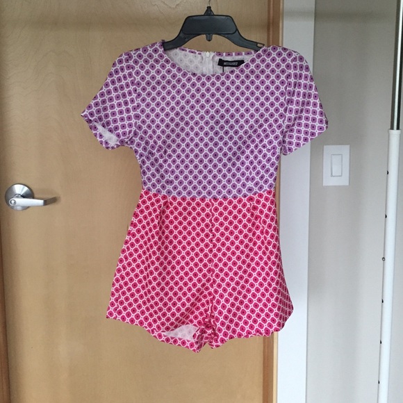 Missguided Printed Romper