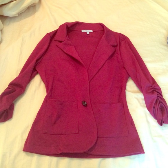Maroon blazer