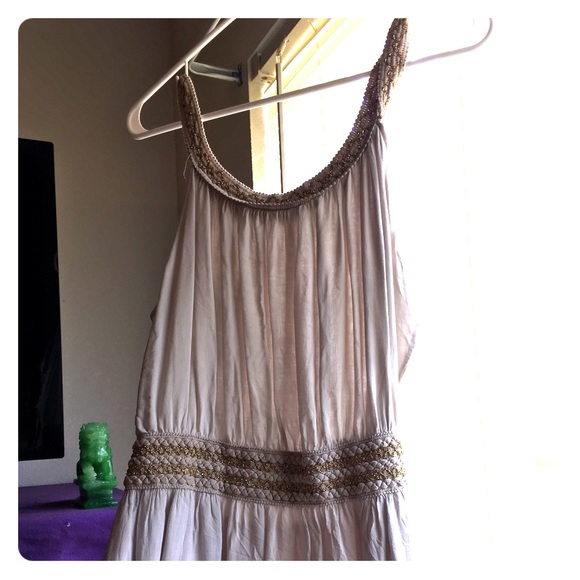 Tan Goddess Maxi Dress