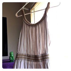 Tan Goddess Maxi Dress