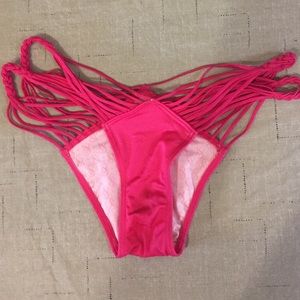 Sexy, strappy Brazilian bikini bottom