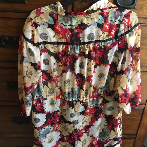 Floral Drawstring Romper - Picture 3 of 3