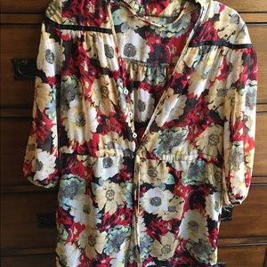 Floral Drawstring Romper