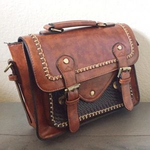 Vintage Vegan Leather Bag