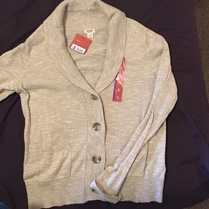 Tan cardigan NWT
