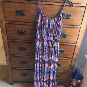 Tribal Beaded Maxi Dress