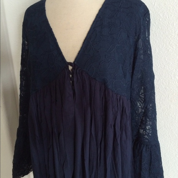 LAST ONE! (Plus) Blue dress - Picture 2 of 3