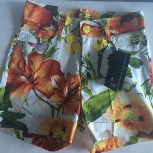 Floral shorts from the European brand FUEL