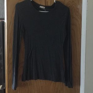 Long sleeve dark grey shirt