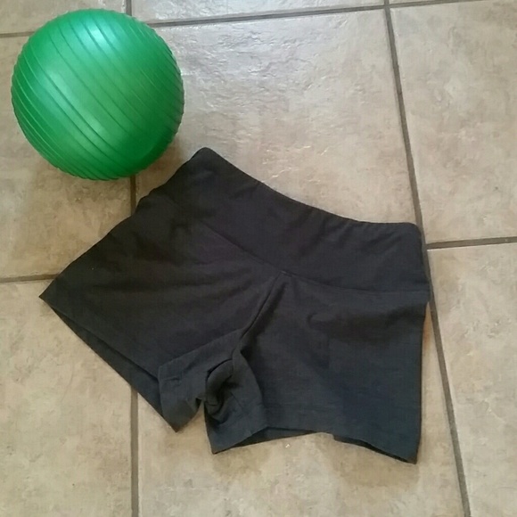 Marika dark grey workout shorts