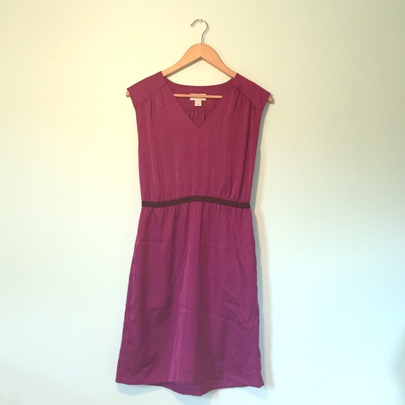 Ann Taylor Loft Dresses & Skirts - 🌺🍁 MaGeNtA ShIfT-sTyLe DrEsS🌺🍁