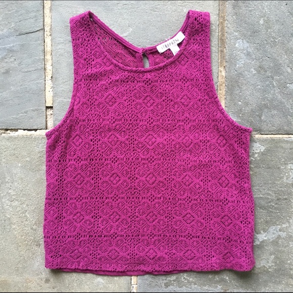 FREE W/ PURCHASE lacey tank top
