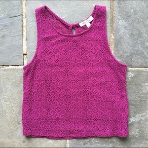 FREE W/ PURCHASE lacey tank top