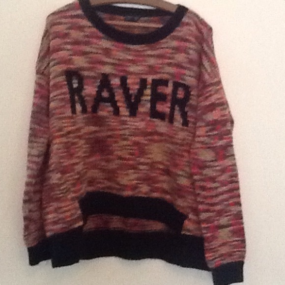 Topshop Raver hi lo sweater size 6
