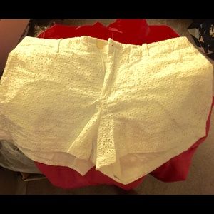 RALPH LAUREN WHITE FLOWERS SHORTS