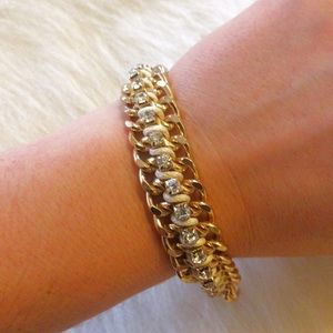 Guess Gold and Diamond CZ Bracelet