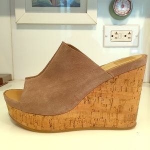 Dolce vita - cork wedges