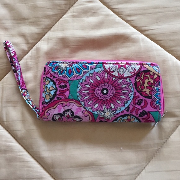 Floral print wallet