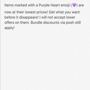 💜 ITEMS ARE AT LOWEST PRICE