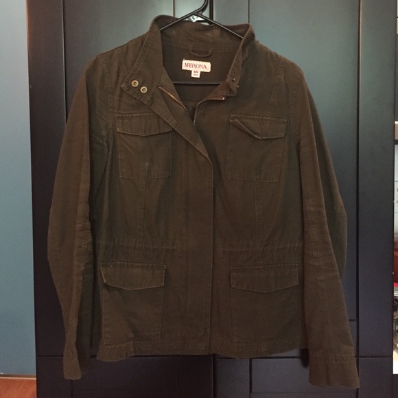 Merona olive utility jacket