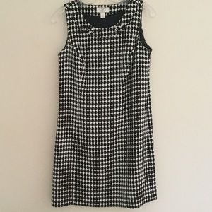 LOFT Houndstooth Dress Size 4P